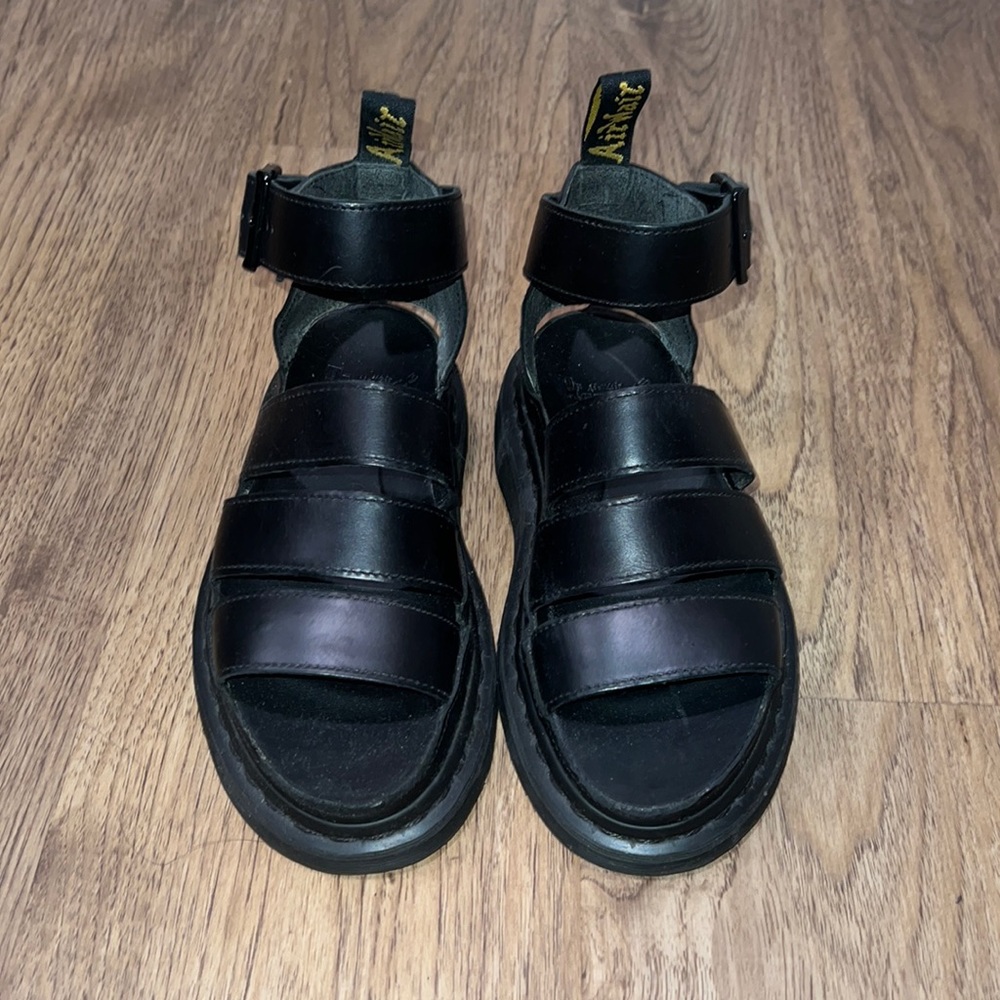 Doc Marten strap platforms